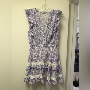 BB Dakota by Steve Madden Lavender Floral Mini Dress